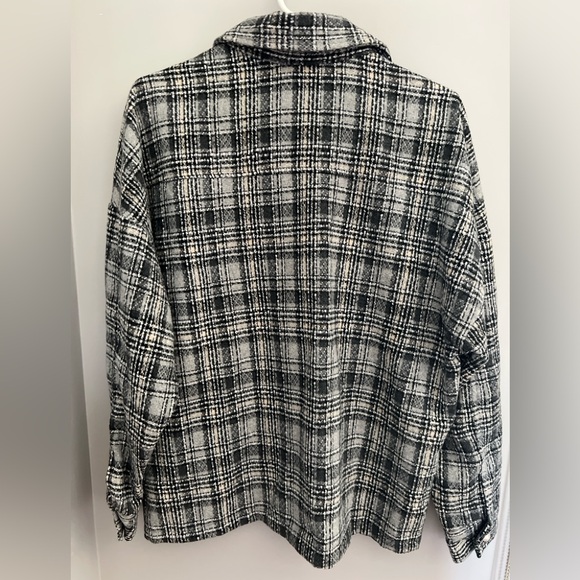 Autres Filles Plaid Button-Up Jacket/Shacket L - Picture 3 of 6